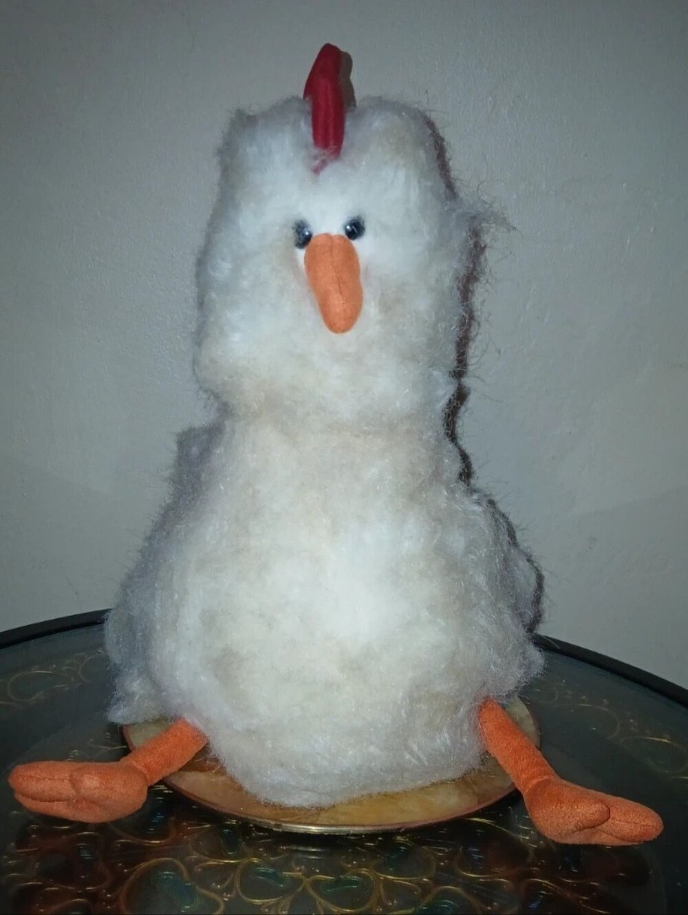 Jellycat London Fluffy Plush Chelsea Chicken Stuffed Farm Animal with Tags